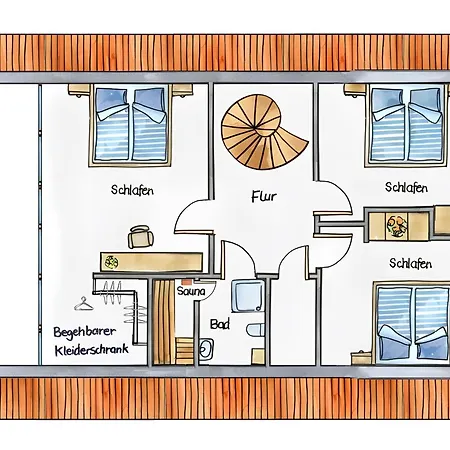 Haus W 7 Feriehus